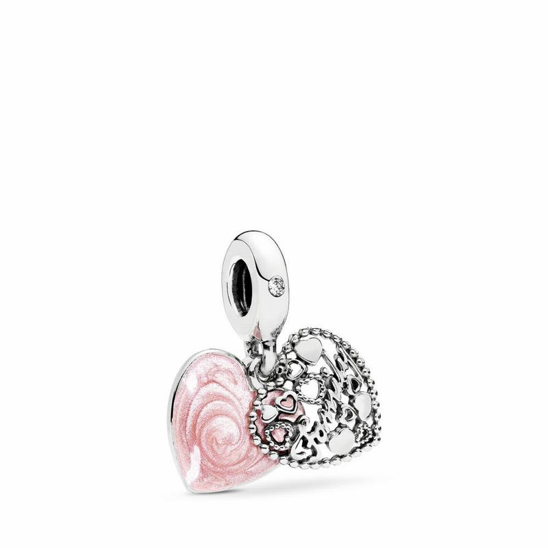 Pandora Australia Love Makes A Family Dangle Charm - Sterling Silver | FJXCHR639